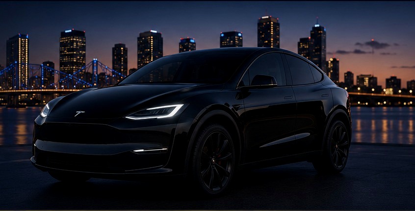 Premium black vehicle for airport transfers
